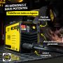 MÁQUINA INVERSORA DE SOLDA TIG,ELETRODO MMA KAB 180A 220v, MÁSCARA AUTOMÁTICA (TORK SOLDA)