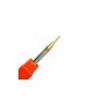 Fresa MD 55HRC Topo Reto 4 Cortes - Ø02.0X06X50MM H4 TiSiN - Topmill