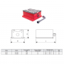 Bloco Magnético Modelo SYT-150A - Força Magnética 1500 KG (BTFIXO)
