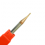 Fresa MD 55HRC Topo Reto 4 Cortes - Ø01.0X03X50MM H4 TiSiN - Topmill