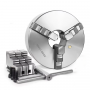 PLACA TORNO COM 3 CASTANHAS UNIVERSAIS - Ø 100MM K11-100 (BTFIXO)