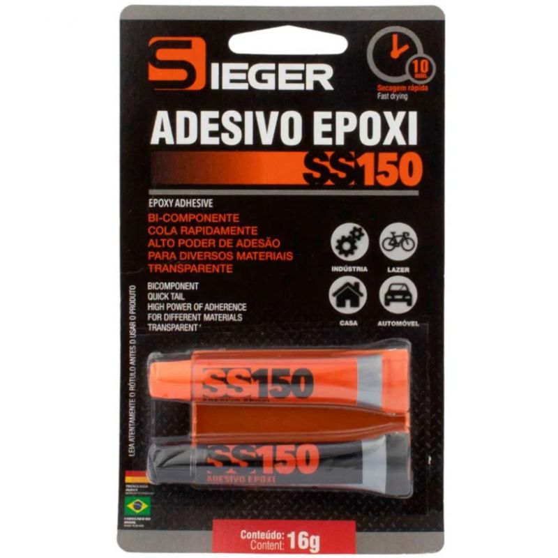 ADESIVO EPOXI SS150 16G (SIEGER)