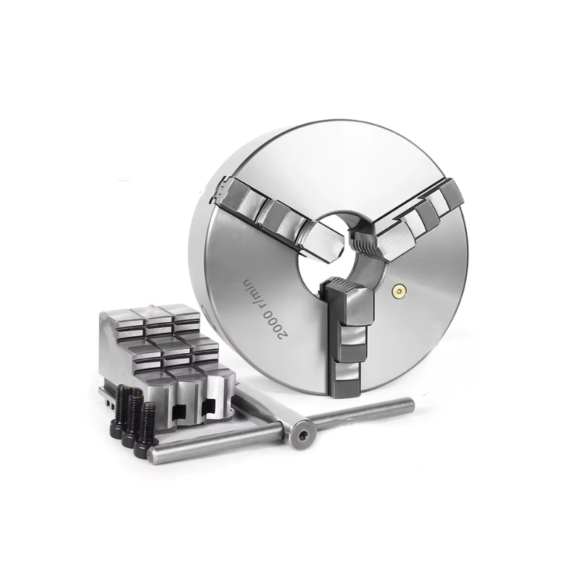 PLACA TORNO COM 3 CASTANHAS UNIVERSAIS - Ø 80MM K11-80 (BTFIXO)