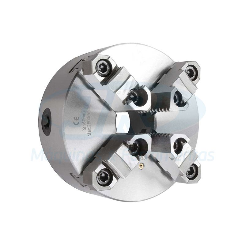 PLACA TORNO COM 4 CASTANHAS  REVERSÍVEIS - 160MM K12-160A  (FIXOMILL)