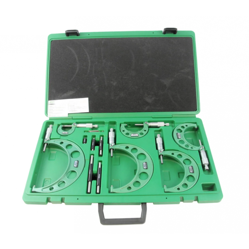 KIT DE MICROMETRO EXTERNO 0-150X0,01MM 6PEÇAS 3203-1506A (INSIZE)