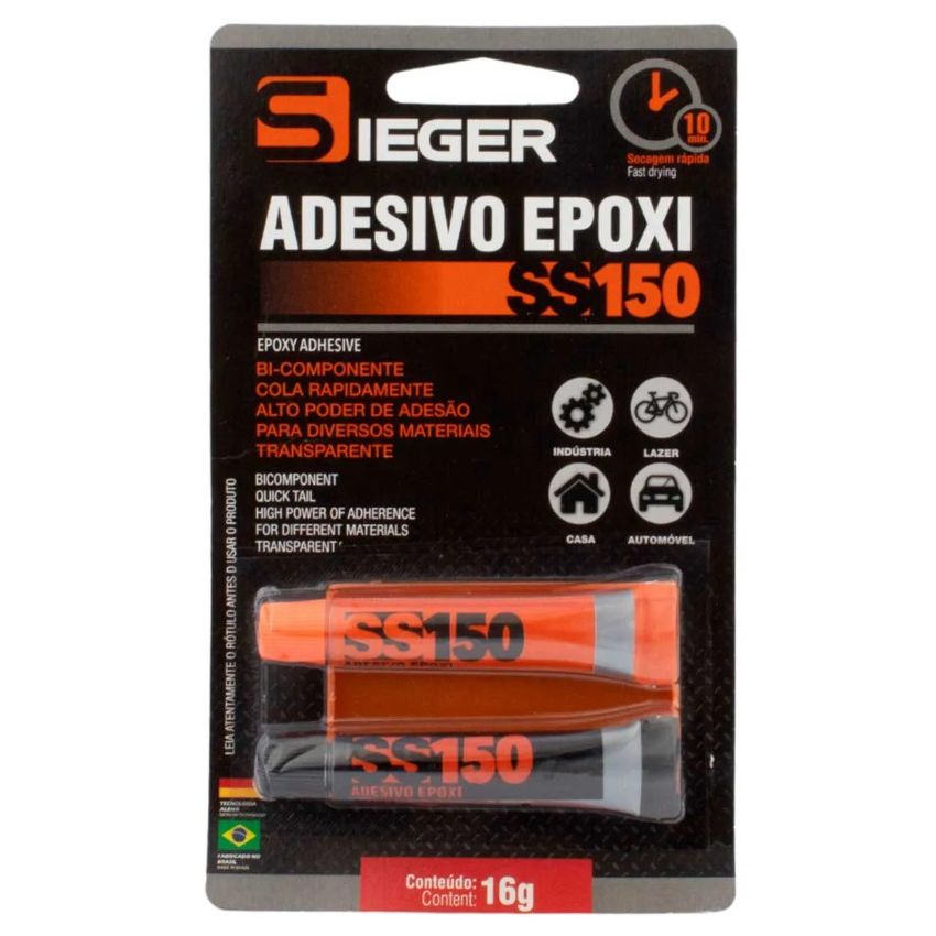 ADESIVO EPOXI SS150 16G (SIEGER)