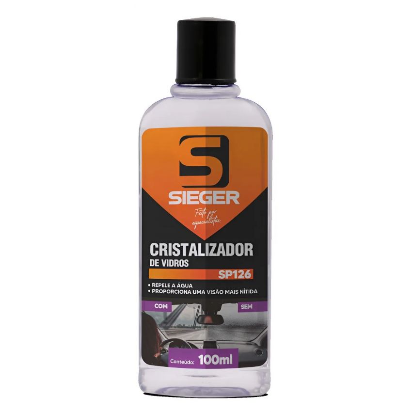 CRISTALIZADOR DE VIDROS SP126 100ML (SIEGER)