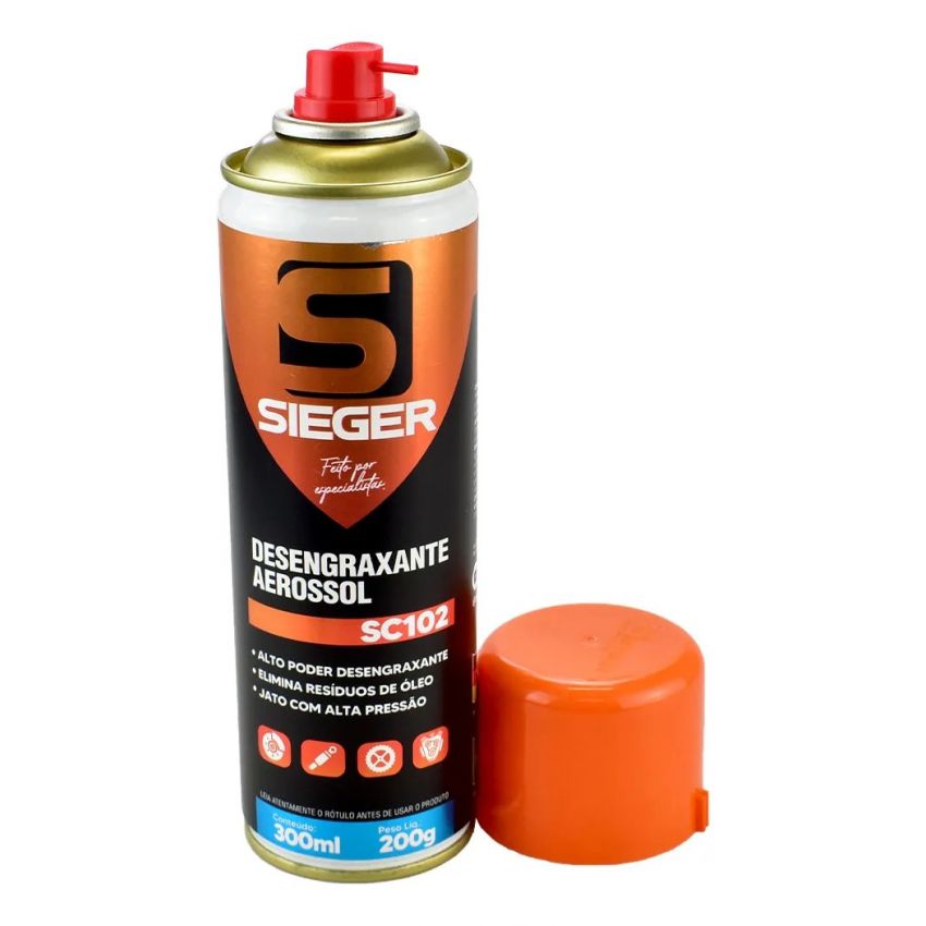 DESENGRAXANTE SPRAY SC102 300ML/200G (SIEGER)