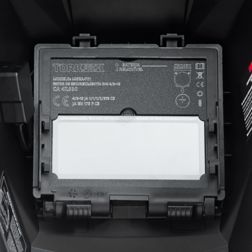 MÁSCARA DE SOLDA COM ESCURECIMENTO AUTOMÁTICO MAK SOLAR 4K (TORK SOLDA)