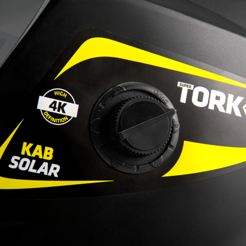 MÁSCARA DE SOLDA COM ESCURECIMENTO AUTOMÁTICO KAB SOLAR 4K (TORK SOLDA)