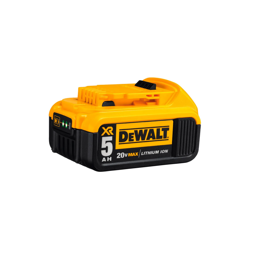 Bateria de Lítio 20V MAX 5Ah com Indicador de Carga DCB205-B3 (DEWALT)