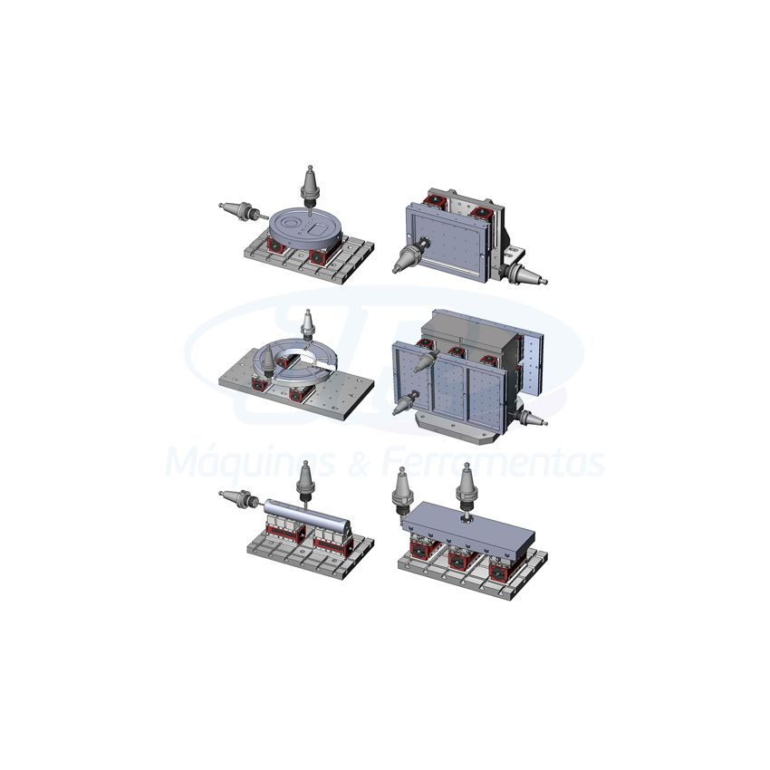 BLOCO MAGNÉTICO 2100KG 133X244X134MM ECMC-220
