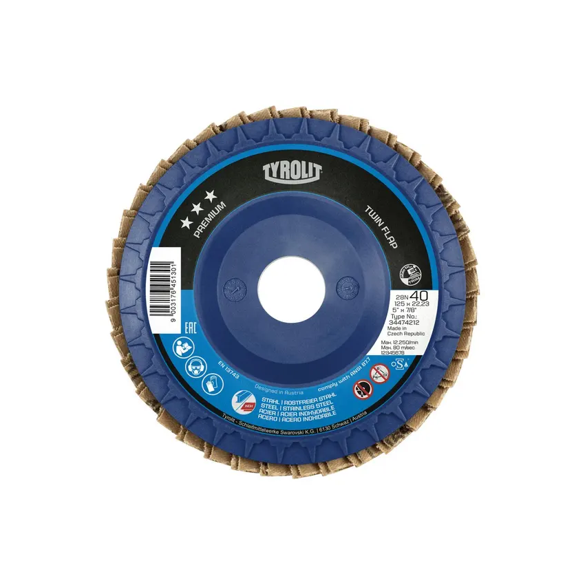 DISCO FLAP TWIN PREMIUM RETO PLAS. 115X22 28XLN ZA40 (TYROLIT)