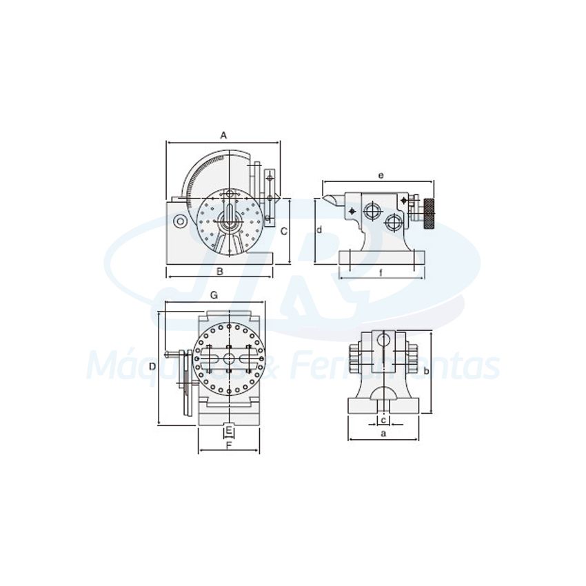 DIVISOR SEMI UNIVERSAL COM ALTURA DE 100MM BS-0