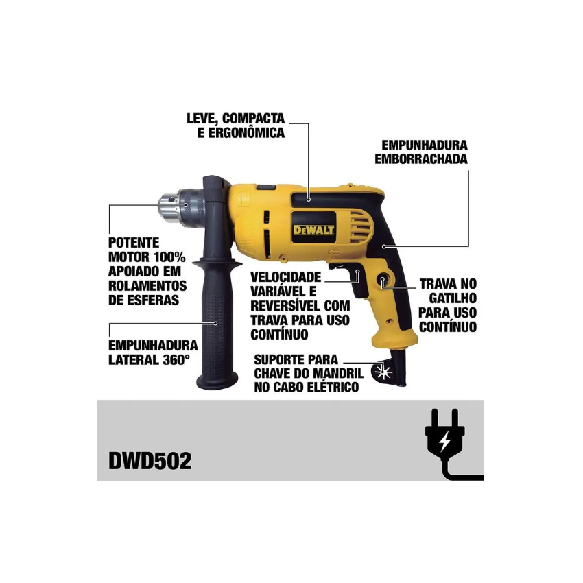Furadeira de Impacto 1/2