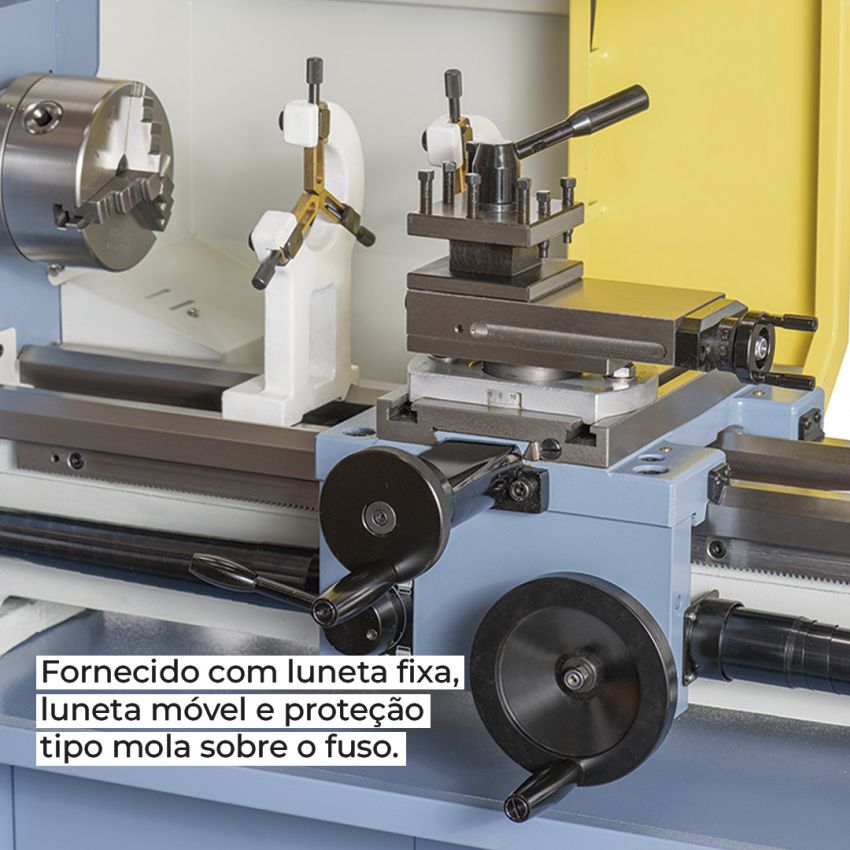 TORNO DE BANCADA PROFISSIONAL Ø280x700mm 1100W MR-334 (MANROD)