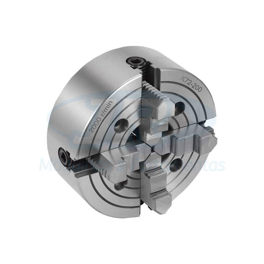 PLACA DE TORNO 4 CASTANHAS INDEPENDENTES - 200MM K72-200 (FIXOMILL)