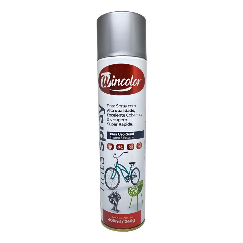 TINTA SPRAY WINCOLOR 400ML ALUMINIO WIN114 (SIEGER)