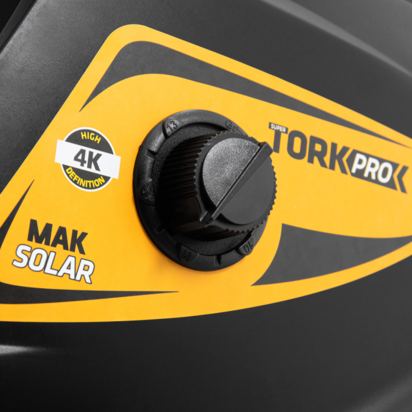 MÁSCARA DE SOLDA COM ESCURECIMENTO AUTOMÁTICO MAK SOLAR 4K (TORK SOLDA)