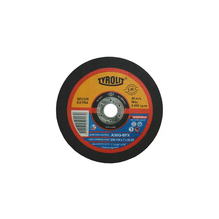 DISCO CORTE STANDARD 41C 115X1X22 A60Q-BFS-50 (TYROLIT)