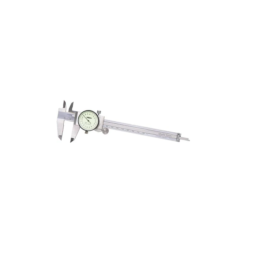 PAQUÍMETRO COM RELÓGIO 0-200X0.02MM 1312-200A (INSIZE)