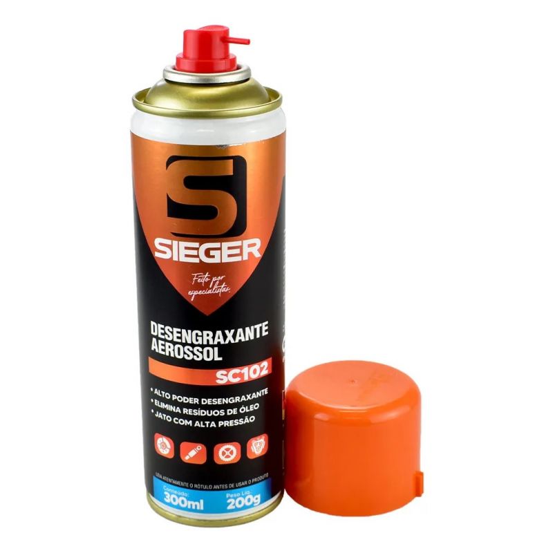 DESENGRAXANTE SPRAY SC102 300ML/200G (SIEGER)