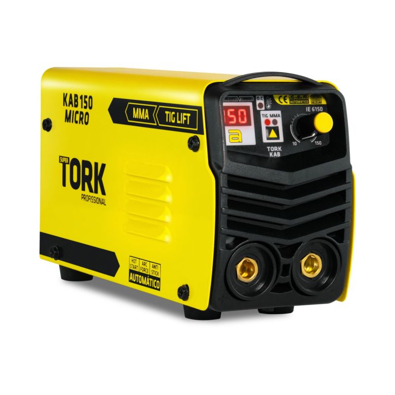 MÁQUINA INVERSORA DE SOLDA TIG LIFT,ELETRODO MMA KAB 150A 220V (TORK SOLDA)