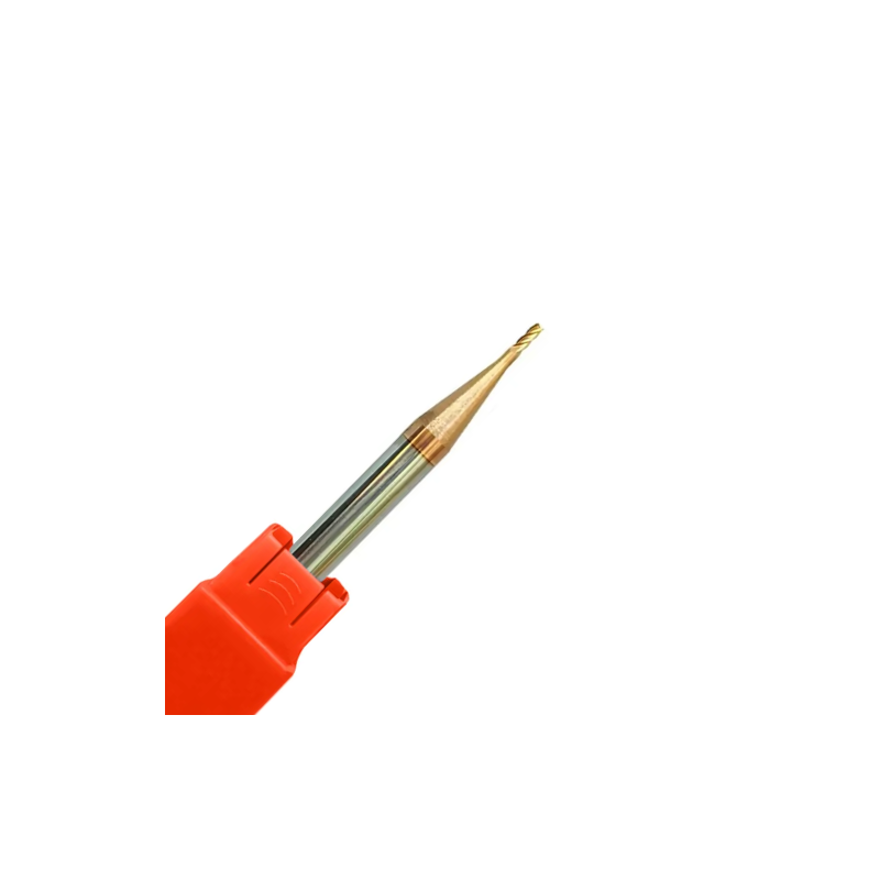 Fresa MD 55HRC Topo Reto 4 Cortes L - Ø02.0X09X75MM H4 - Tisin - Topmill