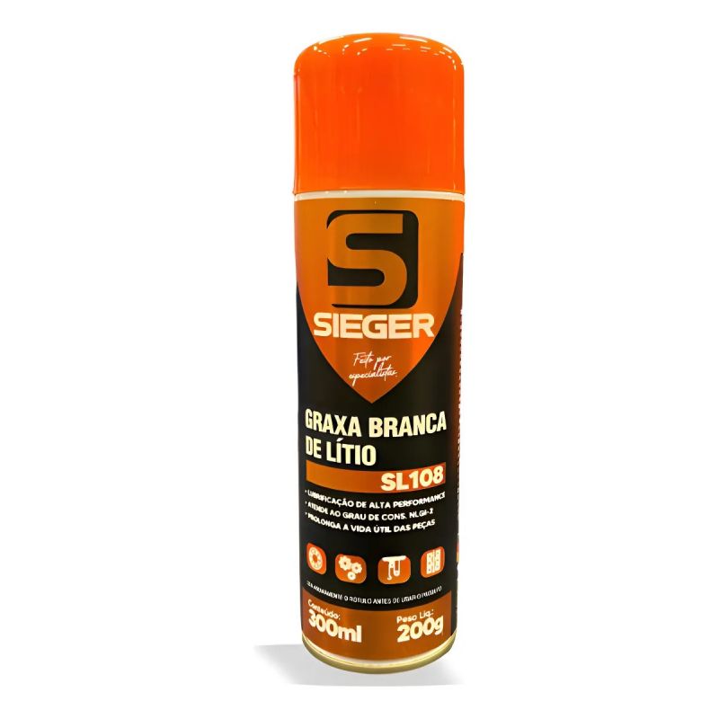 GRAXA DE LITIO SPRAY SL108 300ML/200G (SIEGER)
