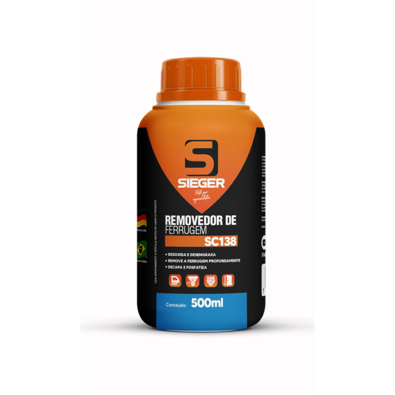 REMOVEDOR DE FERRUGEM SC138 500ML (SIEGER)