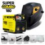 MÁQUINA INVERSORA DE SOLDA TIG,ELETRODO MMA KAB 180A 220v, MÁSCARA AUTOMÁTICA (TORK SOLDA)