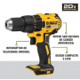 PARAFUSADEIRA FURADEIRA DE IMPACTO 1/2 POL. COM 2 BATERIAS 20V, CARREGADOR BIVOLT E MALETA (DEWALT)