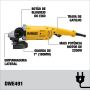 ESMERILHADEIRA ANGULAR 7 Pol. 2200W 220V (DEWALT)